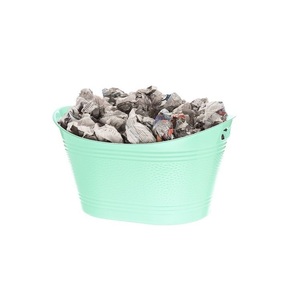 Venta directa de fábrica Cubo de hierro galvanizado Flor de simulación Cubo de flores Cubo suculento personalizado - Product Image 2