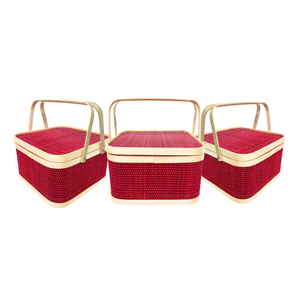 Hot Selling Product Earth-Friendly Bamboo <b>Baskets</b> for Perfect Picnics and <b>Gifts</b> With High Quality - Product Image 1