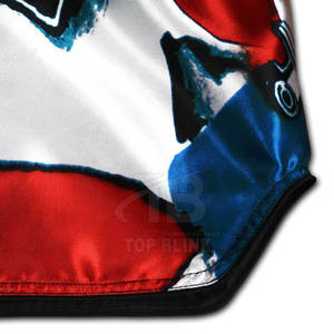 Short de Muay Thai de couleur personnalisée Short de Muay Thai en polyester pour hommes MMA Wear Shorts de Muay Thai - Product Image 4