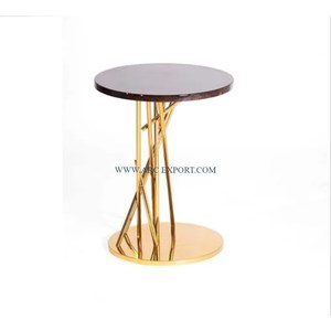 Restaurant Furniture Coffee Side Table White Marble Trending Designing Standard Exclusive Quality <b>Large</b> Size Marble Side Table - Product Image 5