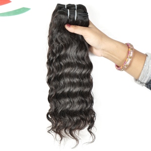 Meilleure Qualité Non Transformé Double Trame Cuticule Remy Temple Ondulé Humain Vietnamien Extensions De Cheveux Indien Cheveux Machine Bundles - Product Image 5