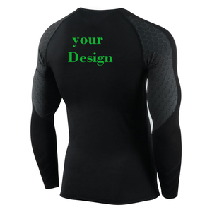 <b>Compression</b> Gym <b>Shirts</b> Long Sleeve Custom Bjj Rashguard Mma Sublimated Mens Rash Guard - Product Image 5