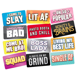 Letrero Fotográfico Personalizado de Doble Cara Premium <span class=keywords><strong>para</strong></span> Halloween, Navidad, Graduación, Bodas, Fiestas y Sesiones de Fotos - Product Image 1