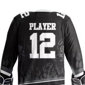 Uniforme de hockey sobre hielo hecho con poliéster de etiqueta privada Uniforme de hockey sobre hielo ligero más vendido - Product Image 6