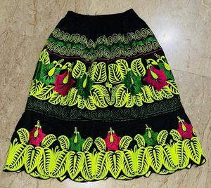 Women Casual Solid Punk Style <b>Ruffle</b> Mini Embroidered <b>Skirt</b> High Quality Natural Waistline Ball Gown Flowy One-Shoulder - Product Image 4