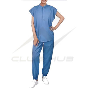 Venta al por mayor de uniformes para mujer, Cool Stretch Jogging Scrub Conjunto de uniforme de enfermera, Diseño de uniformes de poliéster transpirable - Product Image 4