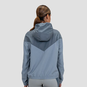 High Quality Waterproof <b>Canvas</b> Windbreaker Jacket for Men Women Custom Print Logo Sportswear Lightweight Breathable Reversible - Product Image 2