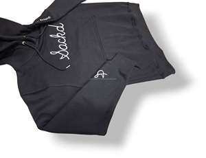 Sweat à capuche surdimensionné pour hommes de style pull 300 GSM Sweat à capuche brodé en polaire - Product Image 2