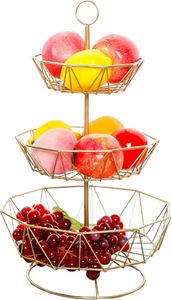 Cestas de Almacenamiento Colgantes Multifuncionales de Acero Inoxidable Vintage de Primera Calidad, Ecológicas, para Frutas de Cocina - Product Image 2
