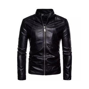 Chaqueta de cuero de vaca de alta calidad 2023 para hombre, chaqueta de cuero de color personalizado 100% para hombre, venta de producto - Product Image 1