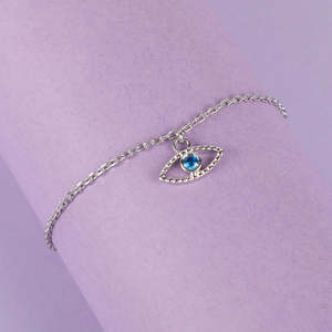 สร้อยข้อมือเงินแท้ 925 ลายตาปีศาจเบลล่า - Product Image 2