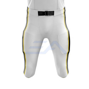 Tenues de football américain confortables et respirantes, manches courtes, 100% polyester, personnalisables - Product Image 4