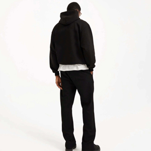 Nueva llegada de los hombres de estilo callejero Jogger Set Fleece Chándales Hombres Conjunto de dos piezas Chándal Jogging Traje para hombres Transpirable Personalizado - Product Image 5