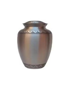 Urne funéraire en aluminium écologique à succès avec design Art Déco, couleur personnalisée, décoration intérieure de haute qualité pour les cendres humaines - Product Image 1