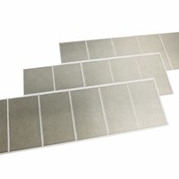 Ruban adhésif conducteur en tissu argenté découpé sur mesure, isolation EMI 70 dB, joint en tissu, coussinet de blindage résistant à la chaleur pour l'électronique