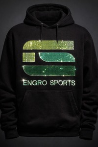 Sudadera con Pedrería de Algodón 100% de Alta Calidad al por Mayor, Fabricante de Sudaderas con Pedrería, Sudadera de Mezclilla con Pedrería, Sudadera de Algodón con Rasgaduras, Nueva - Product Image 6