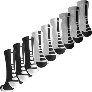 Chaussettes Crew en coton de qualité supérieure absorbant la sueur et confortables pour un usage quotidien et des activités d'entraînement sportif - Product Image 6