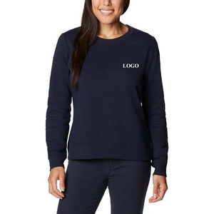 OEM service personnalisé surdimensionné col rond hiver pull pulls décontractés grande taille femmes haute respirant haut tendances Pakistan - Product Image 1