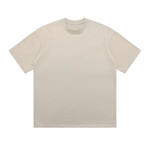 Camisetas ligeras de algodón lavado con ácido para hombre Logotipo personalizado 100% algodón Manga corta en todos los tamaños Ropa de hombre OEM - Product Image 4