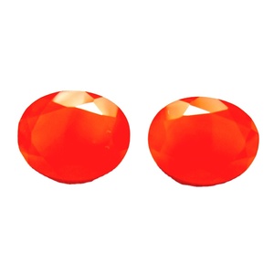 Top ovale en forme d'Orange cornaline pierre précieuse en vrac de qualité supérieure fabrication de bijoux faits à la main coupe à facettes certifié guérison pierre de naissance - Product Image 1