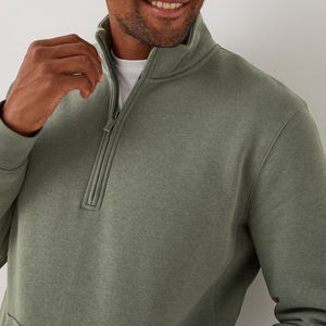 Sudadera profesional de alta calidad con diseño personalizado para hombre/nueva llegada ropa de moda para hombre sudadera con media cremallera - Product Image 3