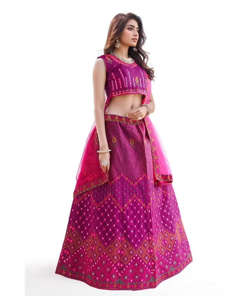 インドとパキスタンスタイルの多機能Salwar Kameez Kurta、卸売Jaipur Kurti Bridal Wear Lehenga choli Indian