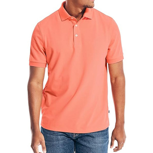 ODM Hombres para Polo Camisetas Logotipo bordado personalizado 100% Algodón Poliéster en blanco Ajuste Diseño personalizable - Product Image 1