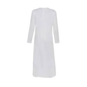 Robe de dessous simple et ample en coton blanc - Product Image 3