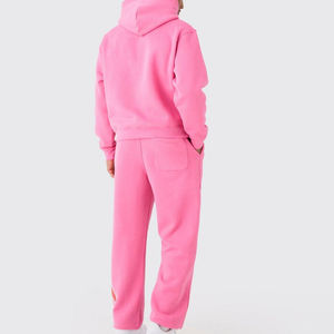 Fabricants de vêtements – Nouveaux survêtements évasés personnalisés pour hommes, style vintage délavé à l'acide, imprimé bouffant, 100 % coton - Product Image 5