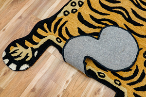 Tapis antidérapant touffeté en laine de haute qualité Tapis imprimé animal du concessionnaire de confiance pour salle de bain et salon - Product Image 5