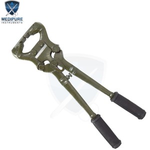 Outil vétérinaire de pince de maréchal-ferrant de qualité supérieure en acier inoxydable pour le bétail de moutons de cheval - Product Image 4