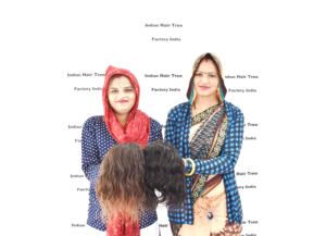 Extensions de cheveux humains indiens Remy non traités, double trame, ondulés naturels, vagues vietnamiennes, style afro bouclé, bruts - Product Image 3