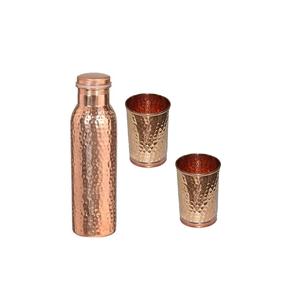 Botella de Cobre Lisa de Fabricación India para Uso en Hoteles y Hogares, Botella de Cobre de Alta Calidad al Mejor Precio, Artesanía Hecha a Mano - Product Image 3