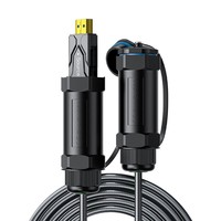 DTECH HDMI vers HDMI 2.1 Câble optique TV 20m Câble à fibre optique blindé HDMI 8K @ 60Hz