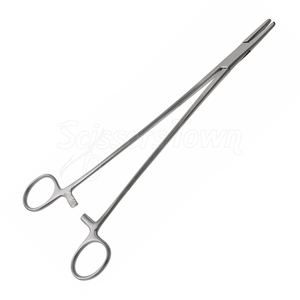 Porte-aiguille Masson Instrument dentaire médical chirurgical en acier inoxydable dentelé à mâchoire de bouledogue de 10 pouces - Product Image 2