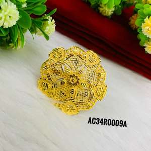 Bagues Cluster Femme Plaqué Or Rose 2022 Forme de Fleur Nouveau Design - Product Image 4