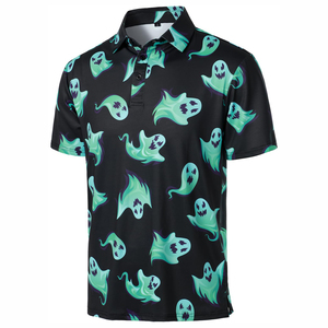 Logotipo personalizado de los hombres para la camiseta del Polo de algodón transpirable ropa informal patrón sólido tela de lona de talla grande OEM disponible - Product Image 2