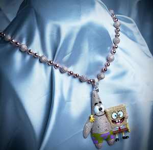 Hiphop Style 925 Sterling <b>Silver</b> VVS Moissanite Diamond Pave Setting Pendant <b>Necklace</b> GIA Certified <b>Name</b> and Letter - Product Image 3