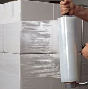 Película de embalaje elástica Manual, película de embalaje suave, paquete de embalaje de cartón, película adhesiva de envoltura elástica de transporte personalizada - Product Image 1