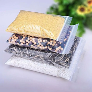 Sac fourre-tout à fermeture éclair PE transparent durable en vrac pour l'emballage de produits ménagers - Product Image 3