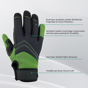 Gants de sécurité en cuir de qualité supérieure durables Gants de travail ignifuges personnalisés pour mécanicien unisexe Service OEM personnalisé - Product Image 4