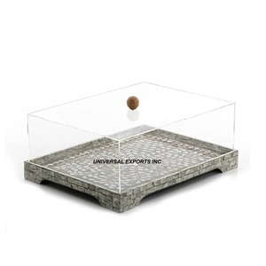 Plateau de service en bois de luxe fait à la main plateau de chocolat élégant plateau décoratif de vente chaude écologique et recyclable - Product Image 1