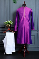 Pyjama Kurta en soie pour hommes indiens de superbe qualité élégant tenue de festival ethnique pour les fêtes Collection exclusive Pyjama Kurta