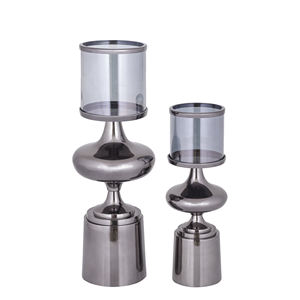 Top qualité tempête lumière photophore bougeoirs lanternes pour Pâques luxe événements décor noël noël décorer photophore - Product Image 6