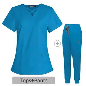 Uniformes de gommage médicaux femmes gommage infirmière uniforme haut pour hôpital OEM Service gommage infirmière - Product Image 4