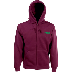 Sweat à capuche zippé personnalisé en molleton épais/éponge française 100 % coton unisexe coupe classique séchage rapide respirant pour homme - Product Image 2