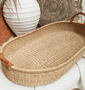 Cesta para cambiar bebé de algas marinas superventas, cama para bebé de algas marinas, cesta para cambiar bebé hecha a mano en Vietnam ODM/OEM FBA Amazon - Product Image 4