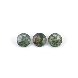 Personalizado hecho a mano 8MM corte facetado ágata de musgo Natural brillante verde piedra preciosa suelta para la fabricación de joyas producto exclusivo - Product Image 2