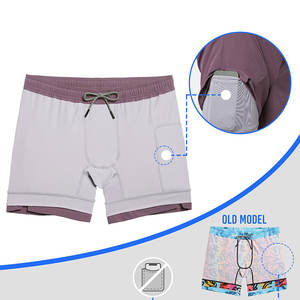 Pantalones cortos de gimnasio para hombre, ropa deportiva de secado rápido para entrenamiento físico, pantalones cortos de gimnasio de alto rendimiento de algodón 100% para hombre - Product Image 3