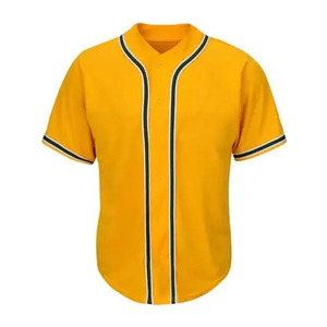 Camiseta de Béisbol Clásica de Alta Calidad, Personalizada, con Serigrafía OEM, 100% Poliéster, Ropa Deportiva para Adultos, Tallas Grandes - Product Image 5